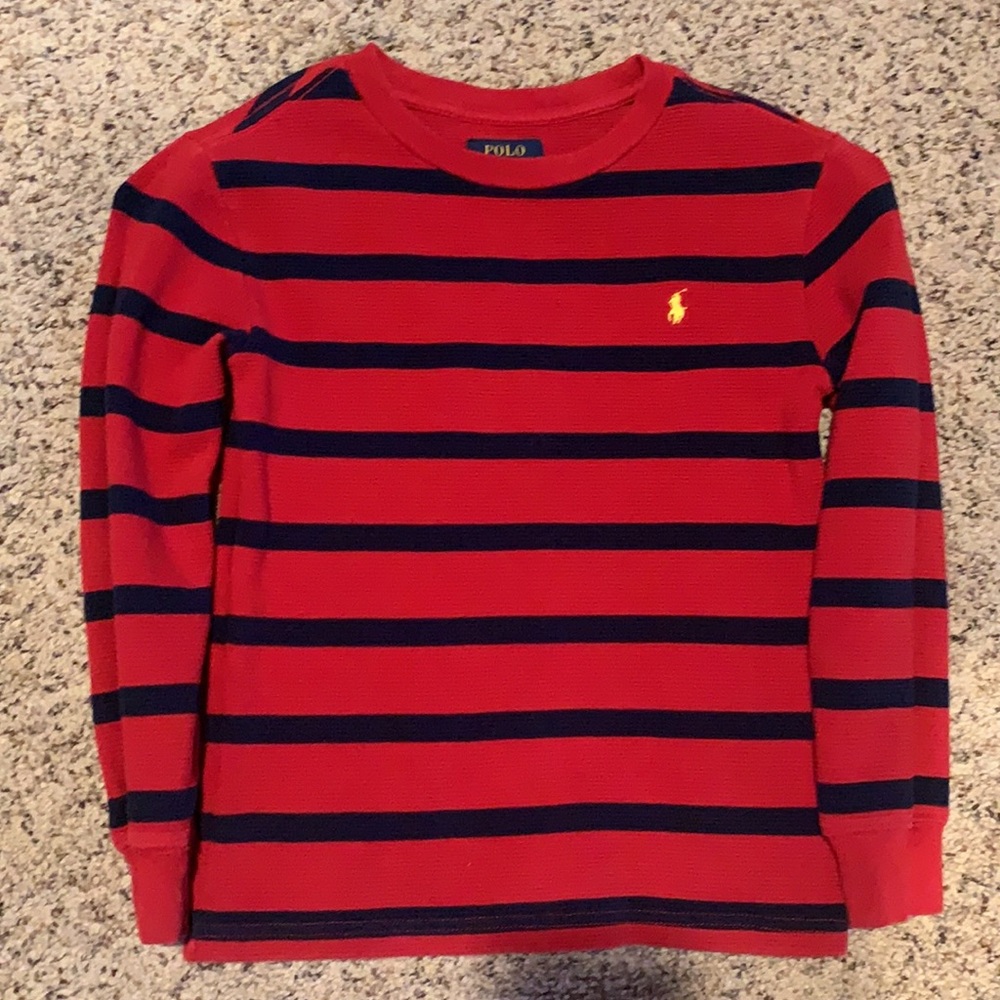Ralph Lauren red and navy Polo shirt!